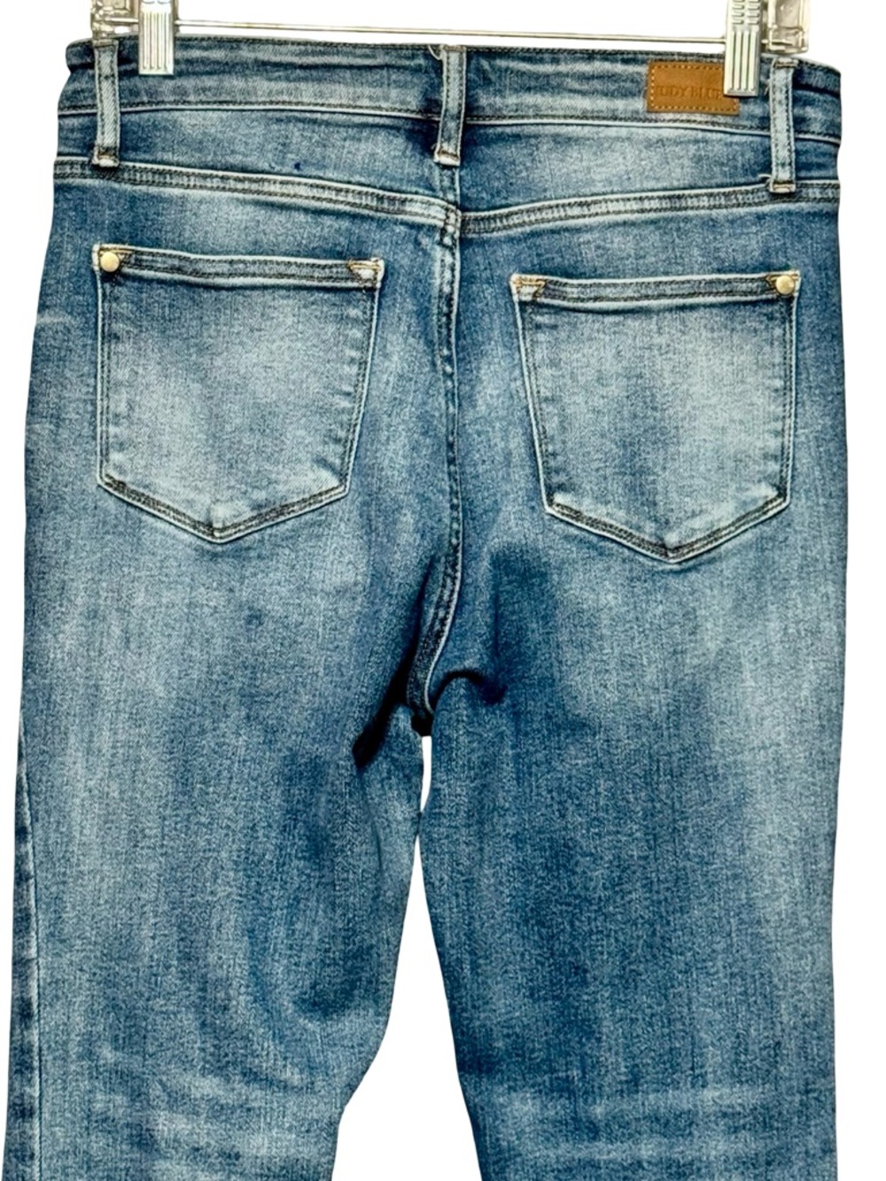 Judy Blue Flare Fit Two Tone Flared Panel Denim Jeans size 29 - Picture 6 of 14